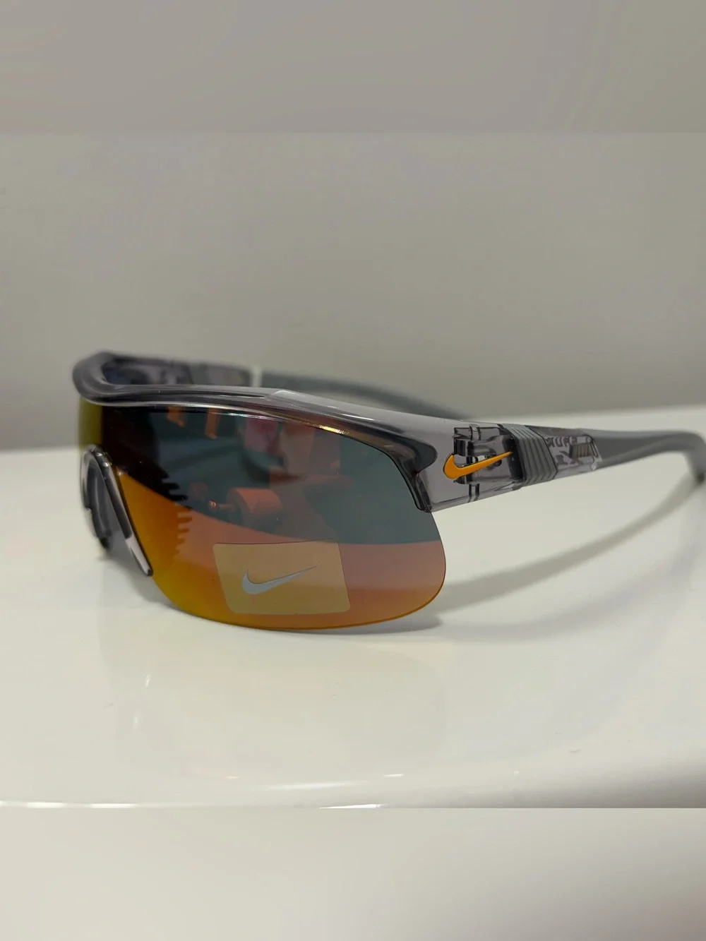 Nike - X1 The Show Performance Sunglasses in Wolf Gray/Orange (NWT)